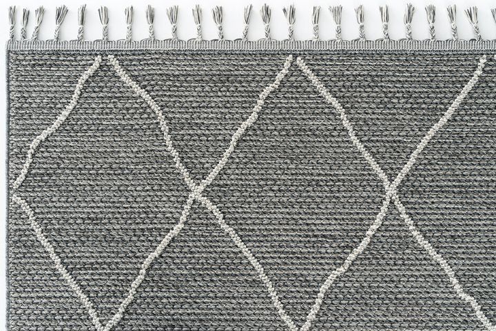 Elite Elle Machinetapijt, 80x250 cm, Grijs, 02