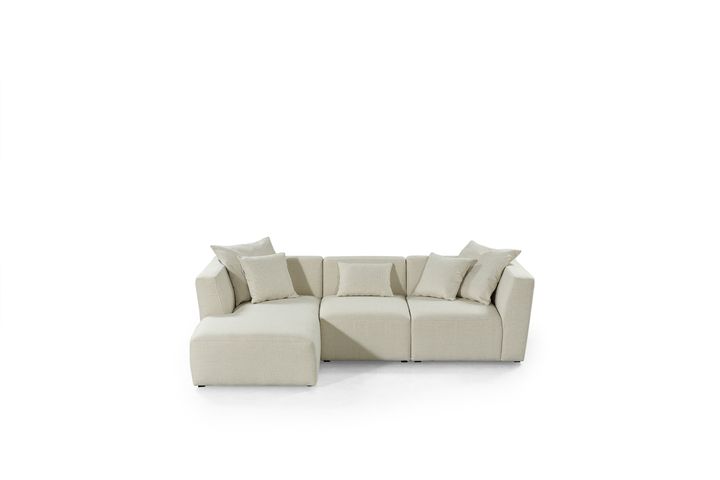 Ema Relax Corner Sofa Left Chaise, Ecru