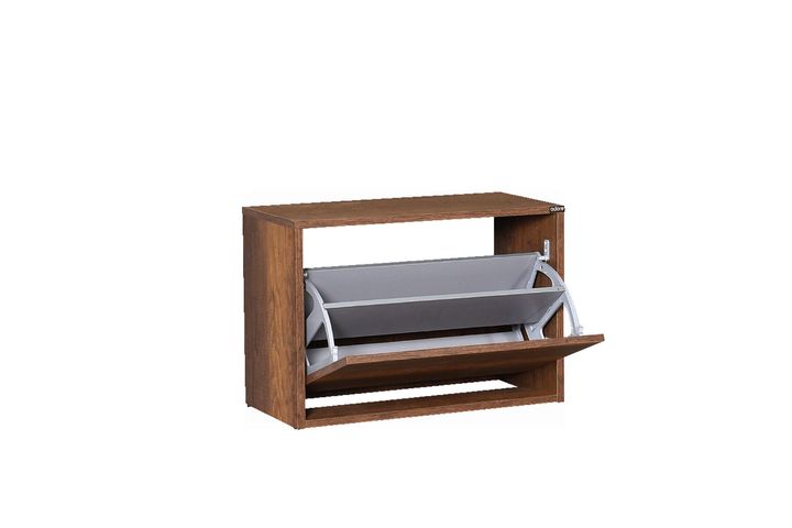 Adore New Step Shoe Storage Bench, Walnut