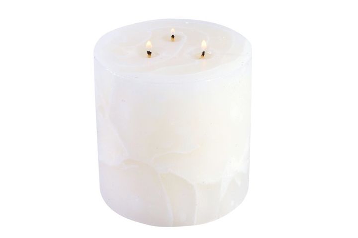 Marble Ecru Gardenia Scented Candle Block