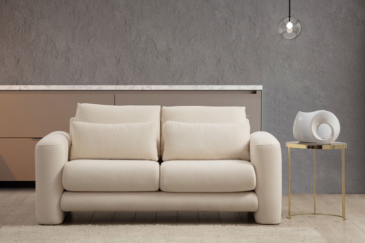 Lilly Boeket 2-Zitsbank, Crème