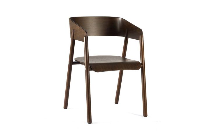 Covus Dining Chair, Dark Wood