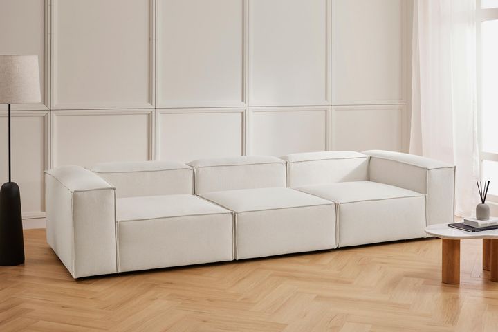 Frid Linnen 3-Zitsbank, Wit