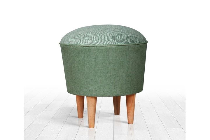 Sandy Poef met Houten Poten, Groen