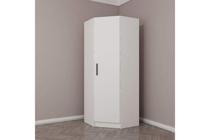 Tideway Hoekkledingkast, 210 cm, Wit