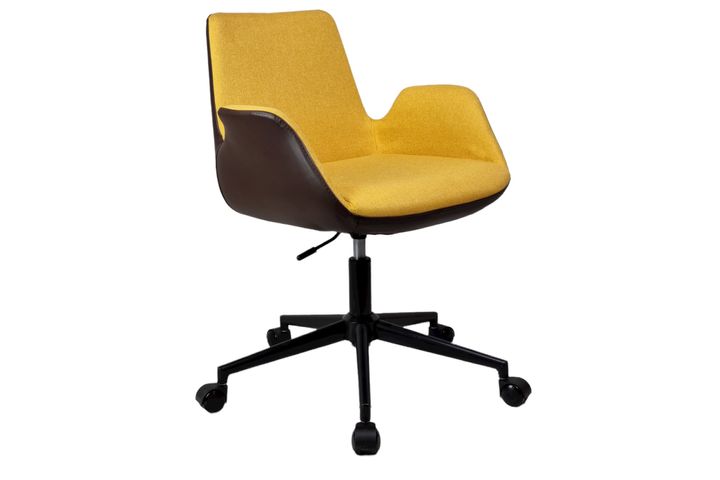 Dora Bureaustoel, Geel & Donkerbruin