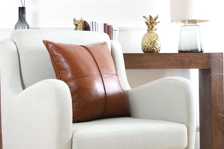 Dobsett Kussen, 40x40 cm, Bruin