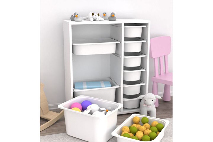 Moiwa Children's Toy Storage, White