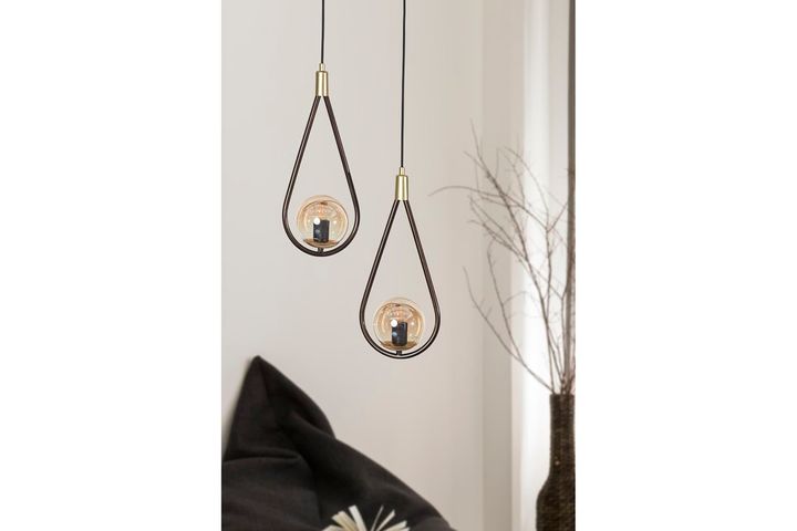 Siena 2-Light Pendant, Yellow
