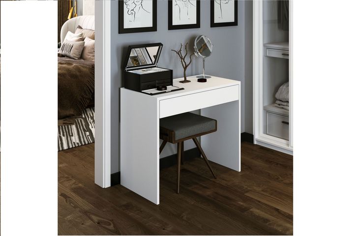 Aria Novella Make-up Tafel met Lades, Wit