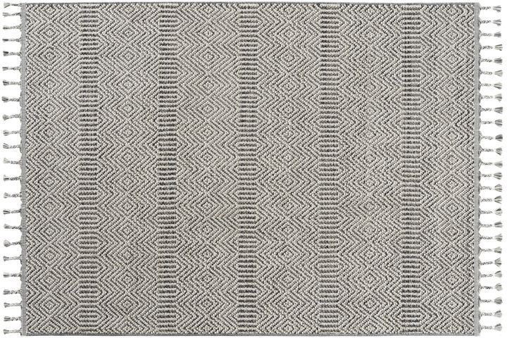 Declan Patterned Rug, 80 x 250 cm, Grey