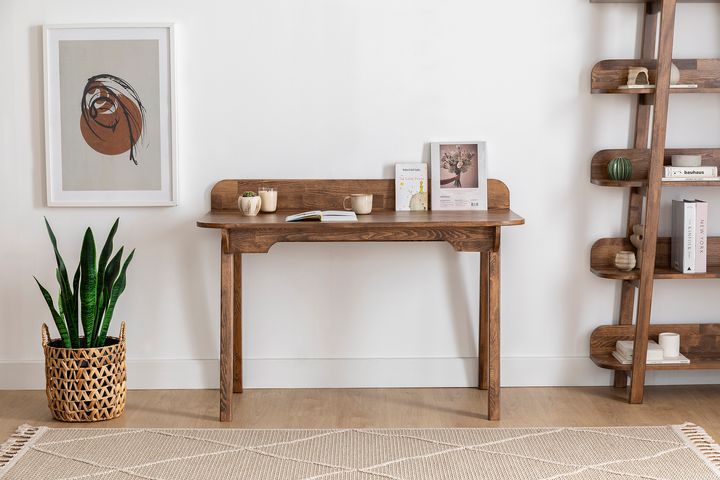 Moon Bureau Met Panelen, Walnoot