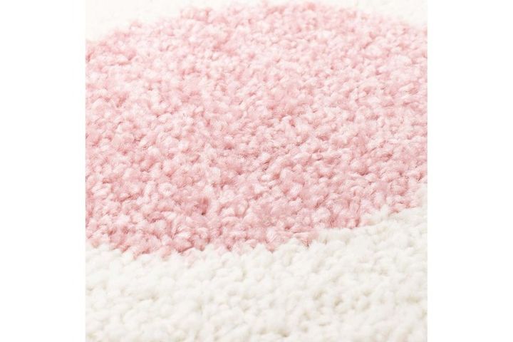 Piave Cloud Print Children's Rug, 80 x 150
 cm, Pink
