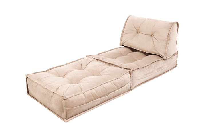 Mocca Opklapbare Fauteuil, Beige