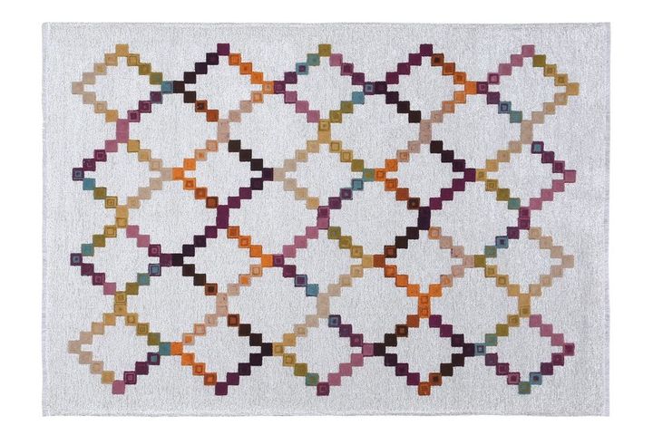Vaud Patterned Rug, 125 x 180 cm, Multicolour