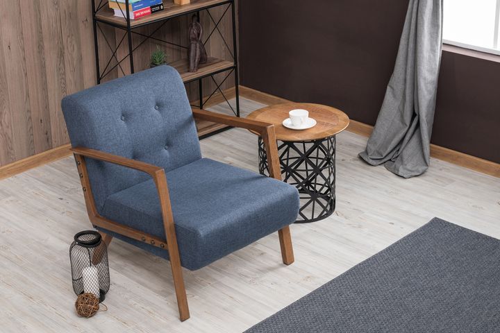 Cinque Terre Fauteuil, Donkerblauw