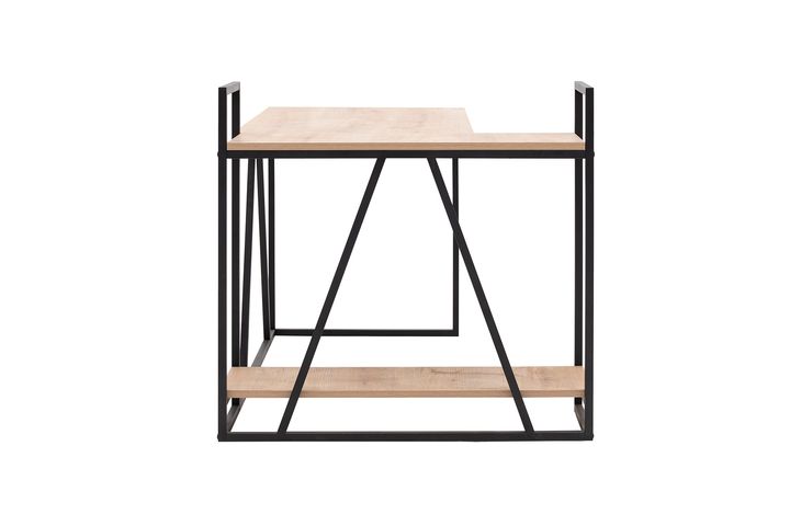 Lissa Corner Study Desk, Black