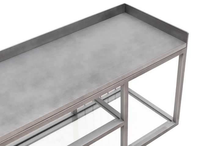 Lola Tv-Meubel, Zilver, 140 Cm