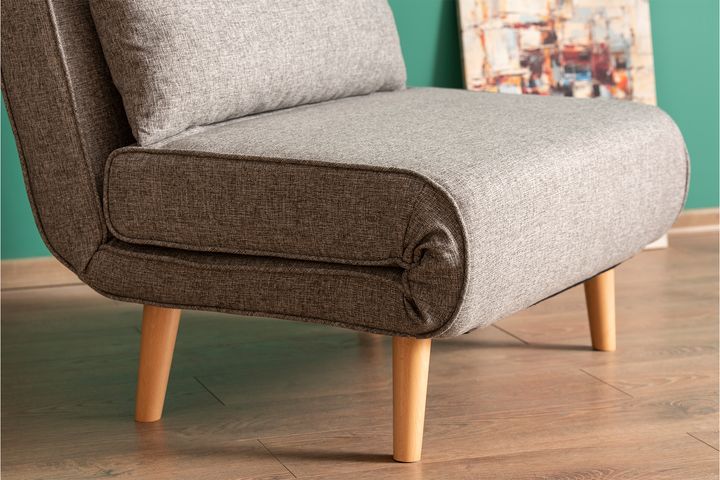 Pafu Folde Opklapbare Fauteuil, Grijs