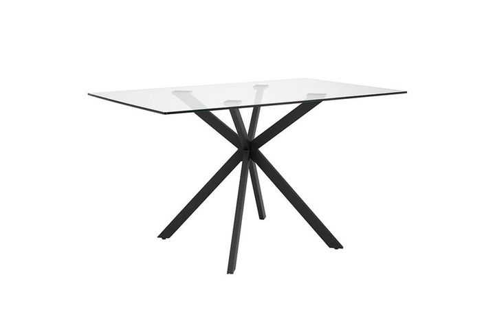 Sperrin Metalen Eettafel, Zwart