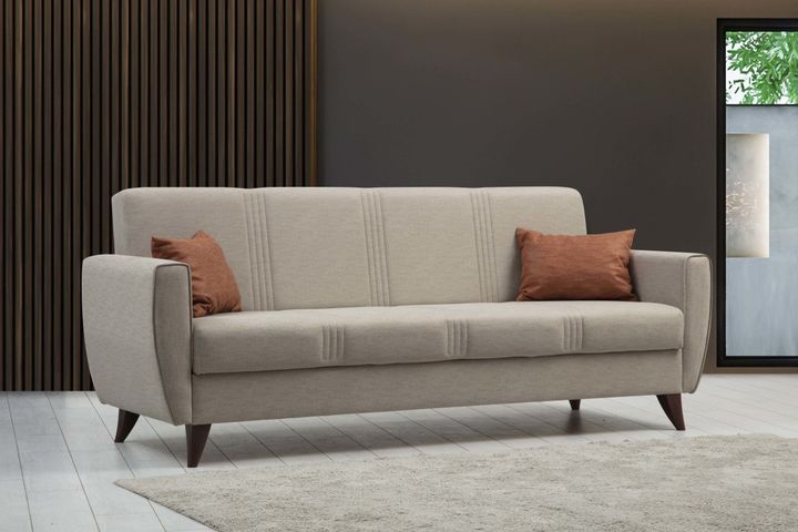 Zaden 3-Zitsbank, Beige