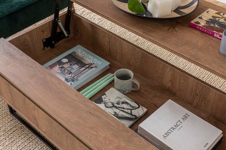 New Laxus Smart Centre Tafel, Walnoot