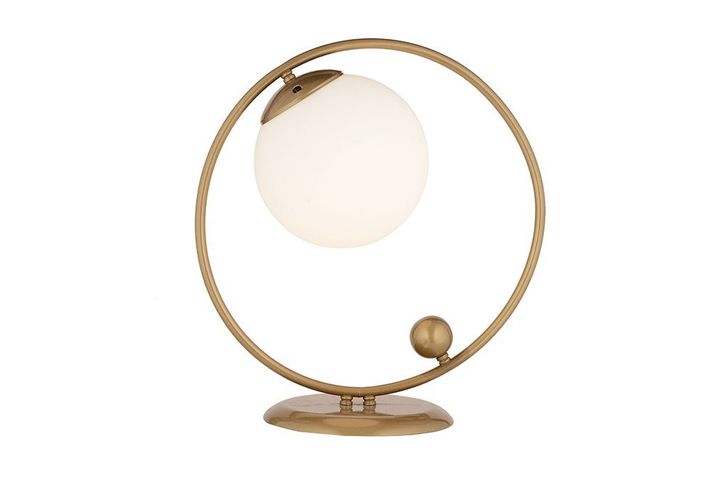 Trebbia Tafellamp, Mat Goud