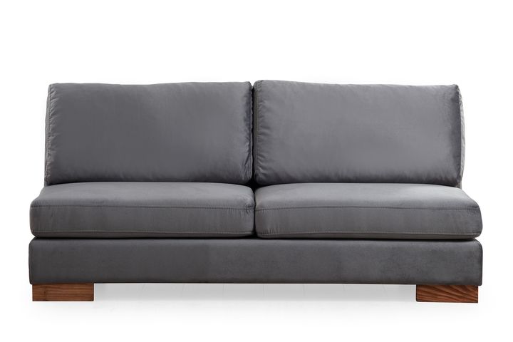 Tulip Modulaire Hoek, Drievoudige Module, Grijs