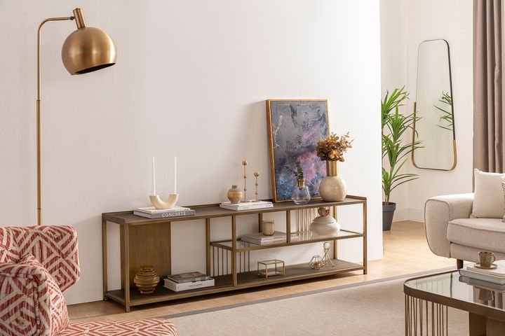 Sinta TV-meubel, Messing