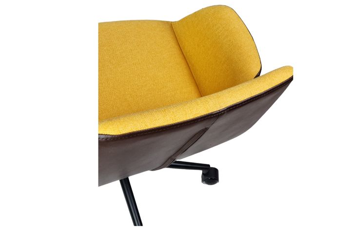 Dora Bureaustoel, Geel & Donkerbruin