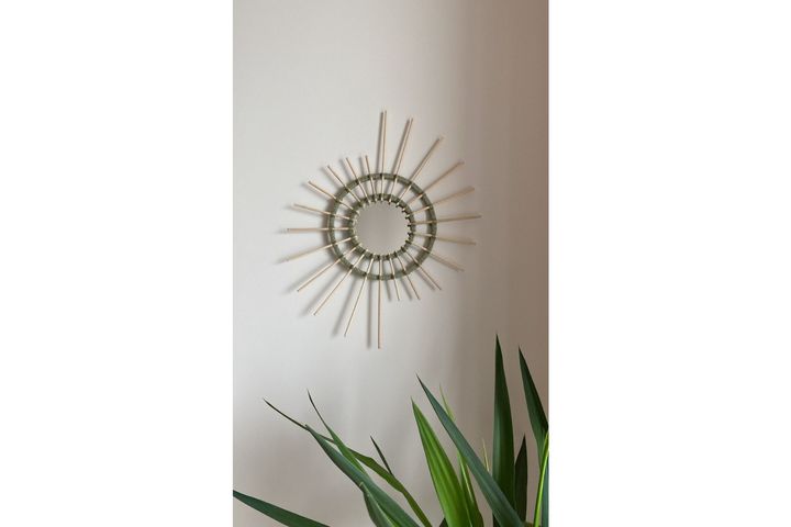 Houten Spiegel, 35x35 cm