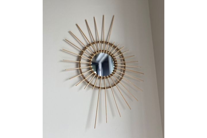 Houten Spiegel, 35x35 cm