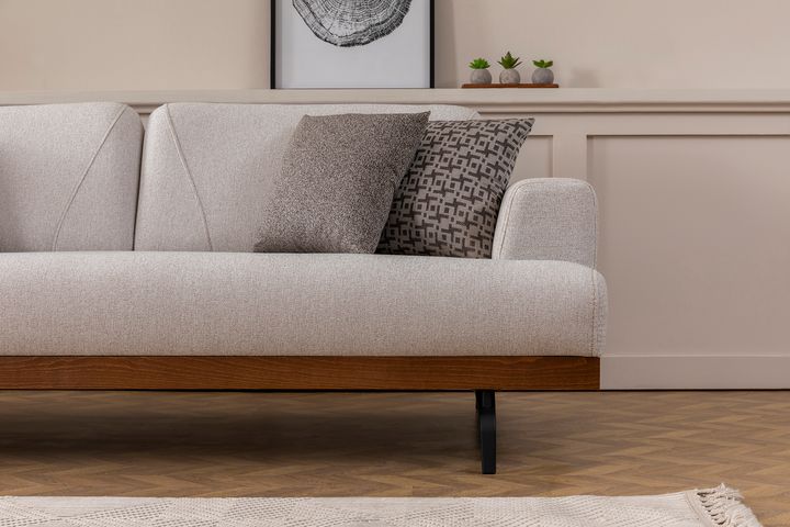 Marsilia 3-Zitsbank, Creme