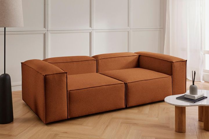 Frid Linnen 2-Zitsbank, Steenrood