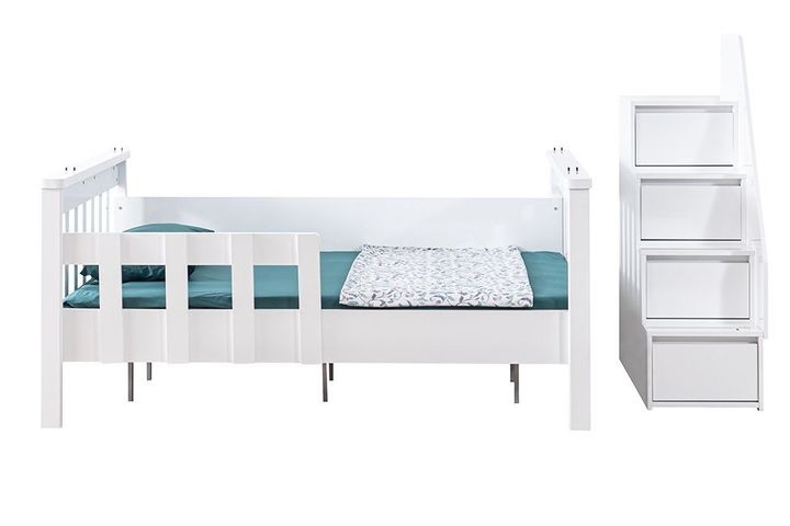 Deluxe Stapelbed, 90x200 cm, Wit