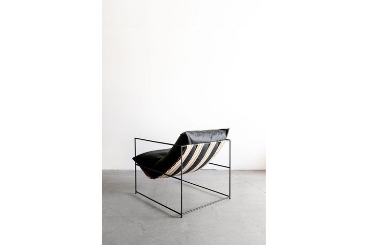 Sohomanje Franklin Echtleren Fauteuil, Zwart