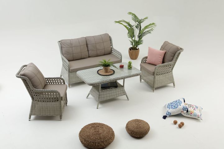 Venezia Outdoor Sofa Set, Cream