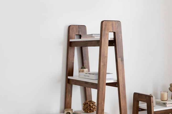 Noma Bureau Met Boekenkast, Walnoot