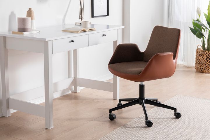 Dora Bureaustoel, Bruin en Steenrood