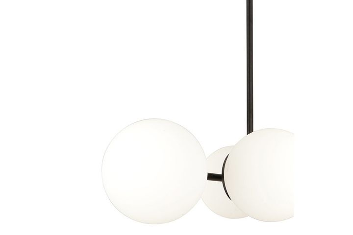 Apliqa Lema Hanglamp met 4 Lampjes, Zwart