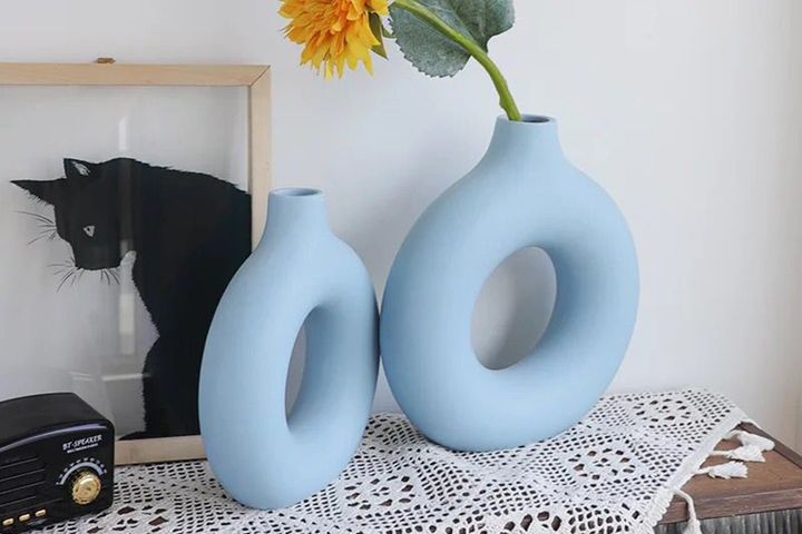 Ring Vazen Set, 2-delig, Blauw