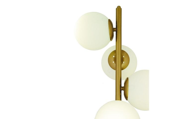 Apliqa Tala Vloerlamp, Mat Goud