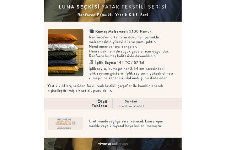 Kussenslopen Set, 2 Stuks, Groen