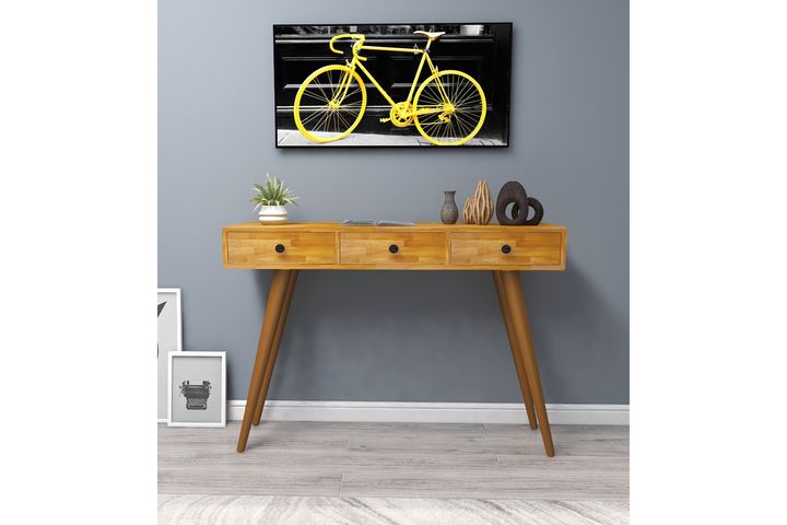 Woodface Rolls Houten Consoletafel, Eik