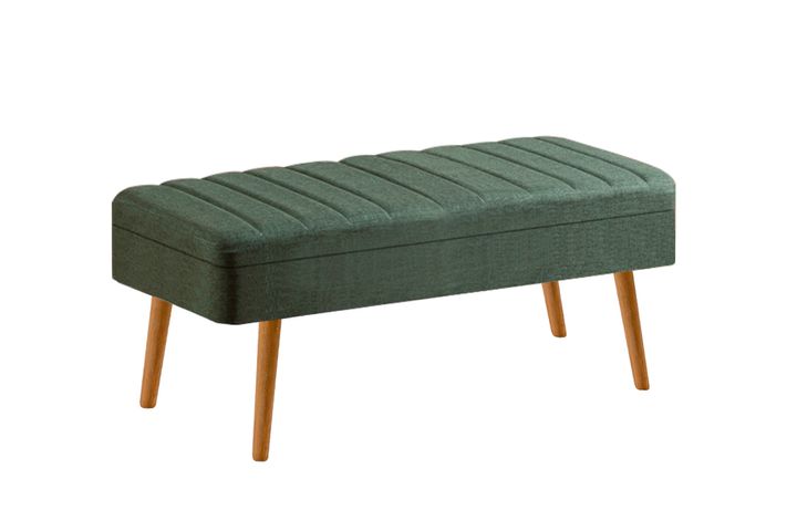 Vina Opbergbank Gestoffeerd, Pijnboom & Groen