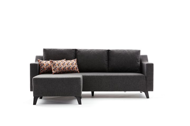 Natur Hoekbank, Antraciet