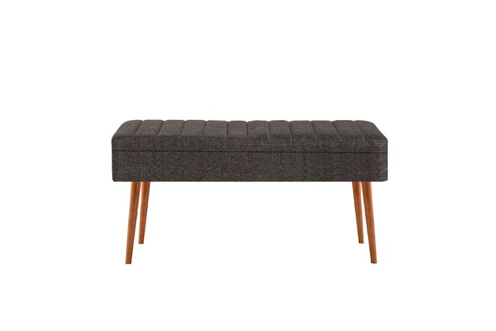 Vina Storage Bench, Anthracite & Pine