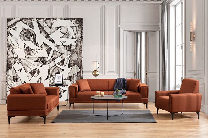 Horizont Fauteuil, Steenrood