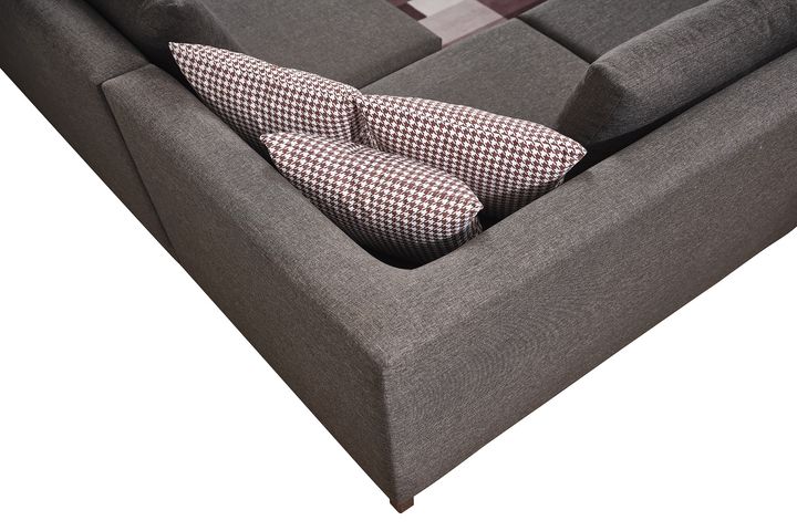 Masse Hoekbank Rechts, Bruin