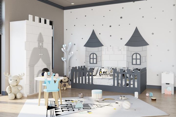 Castle Children's Montessori Bed Frame
